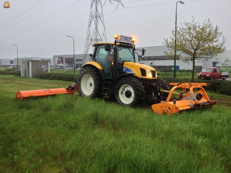 tractor klepelmaaier new holland dubbele klepelmaaier verticuteermachine huren