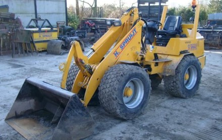 wiellader shovel giant