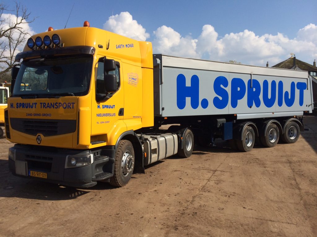 kippervrachtauto containerwagen